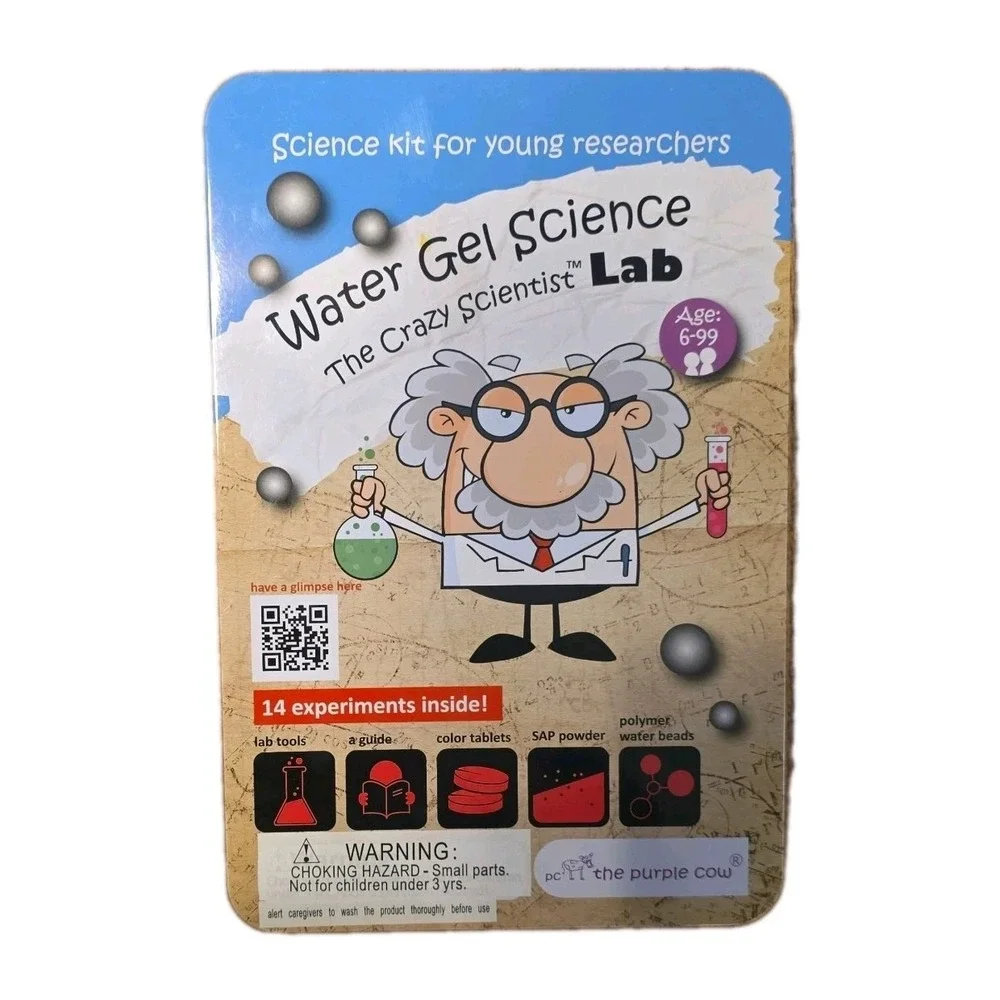NEW 2 Science Kits for Kids Experiment Educational with Safety Glasses